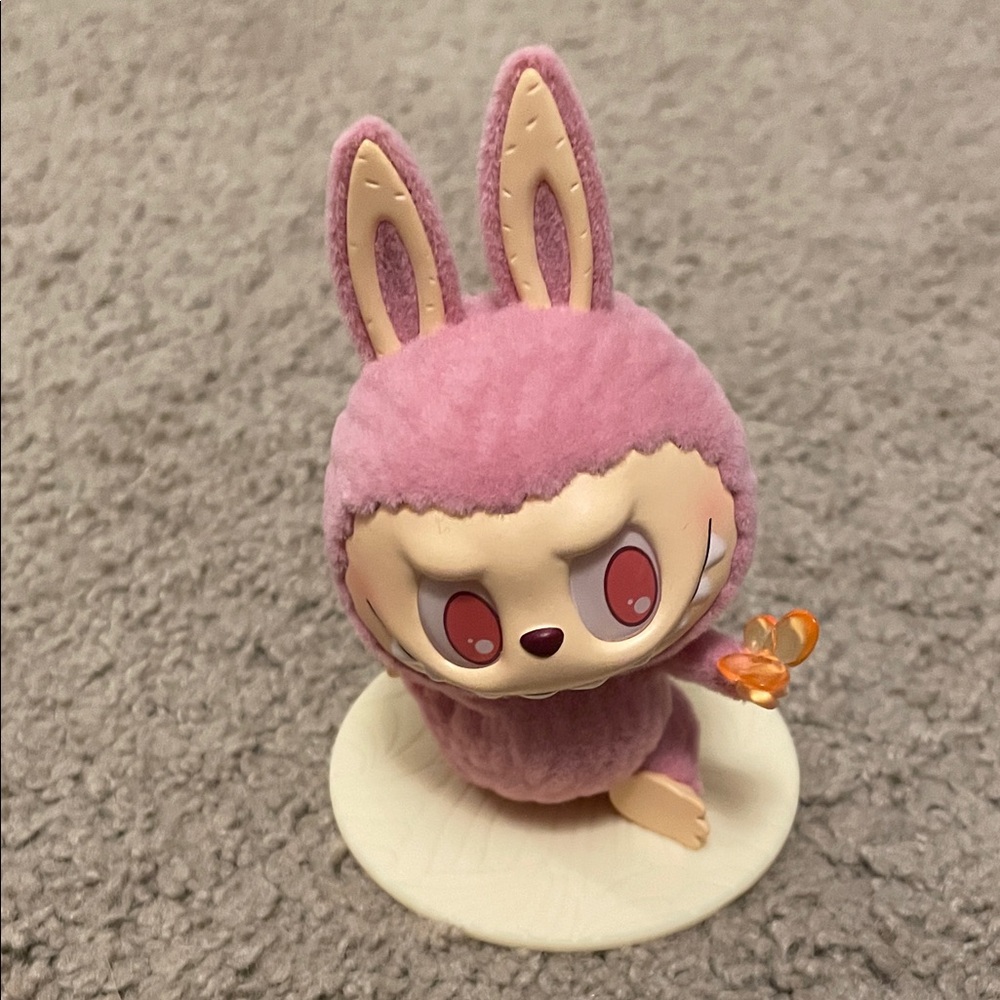Authentic Labubu figurine yoga series